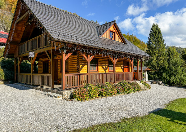 Predaj štýlového 4 izb. zrubového domu v krásnom a tichom prostredí Hnilčík, okraj Slovenského raja