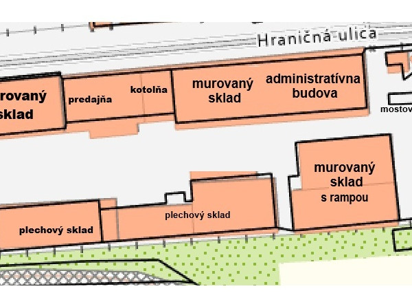 Výrobno skladový areál Slovenské Nové Mesto